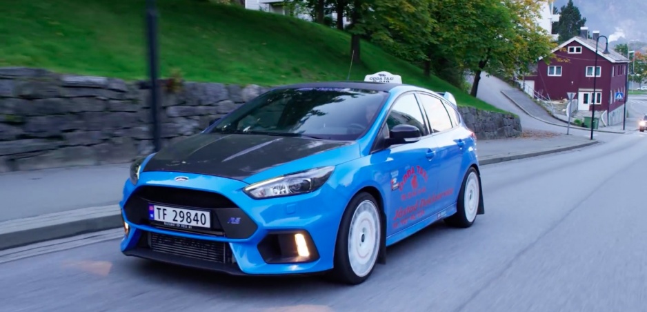 Ford Focus RS ako taxík? V Nórsku to je možné