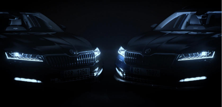 Modernizovaná Škoda Superb sa ukazuje vo videu, príde aj vo verzii Scout