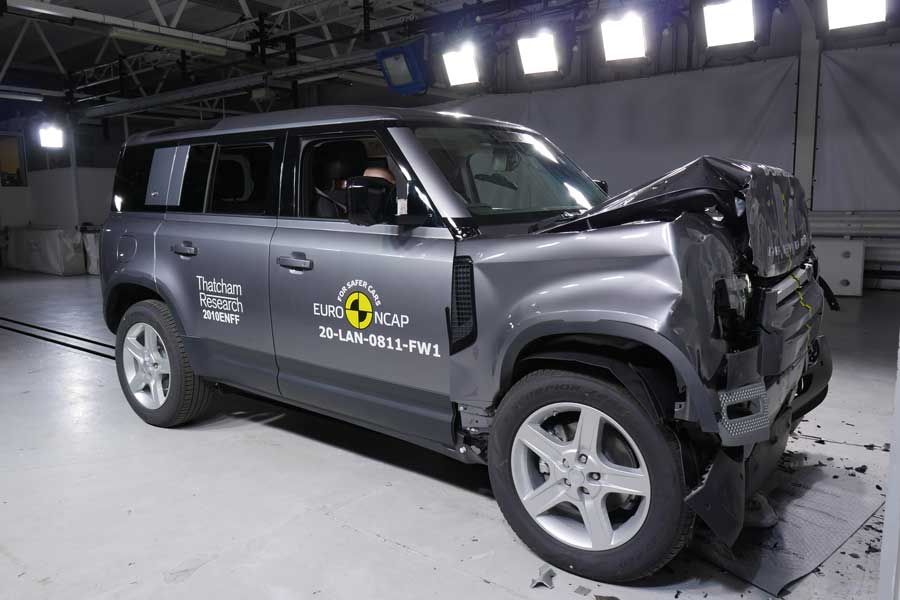 Testami Euro NCAP prešlo 7 vozidiel, vrátane nového Defendera